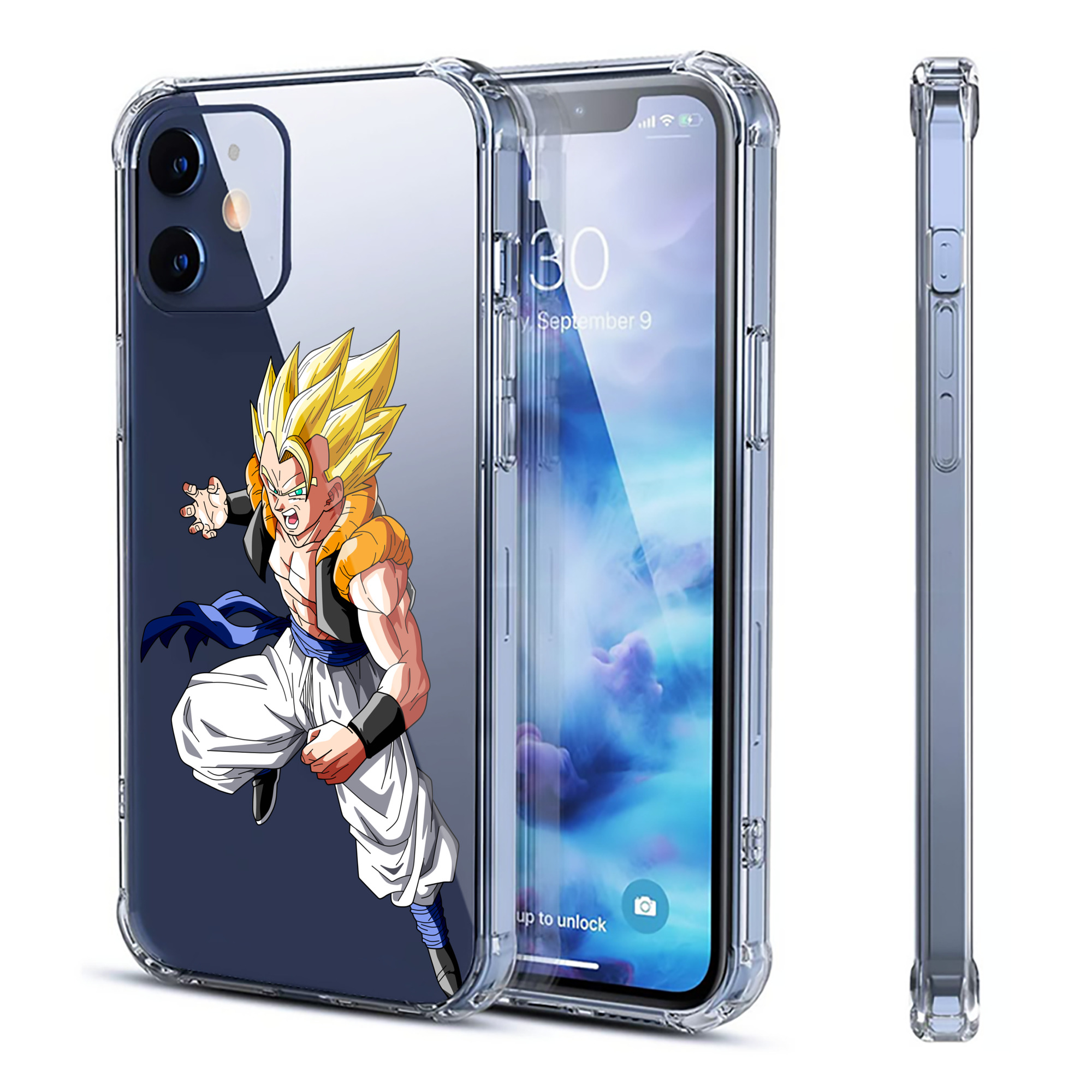（画像用） ドラゴンボール ベジータ四世（Bejīta Yonsei）DRAGON BALL Vegeta IV 【iPhone 12シリーズ対応】透明スマホケース（クリアソフトケース）